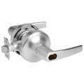 Yale Grade 2 Entry Cylindrical Lock, Monroe Lever, SFIC Less Core, Satin Chrome Finish, Non-handed B-MO5304LN 626
